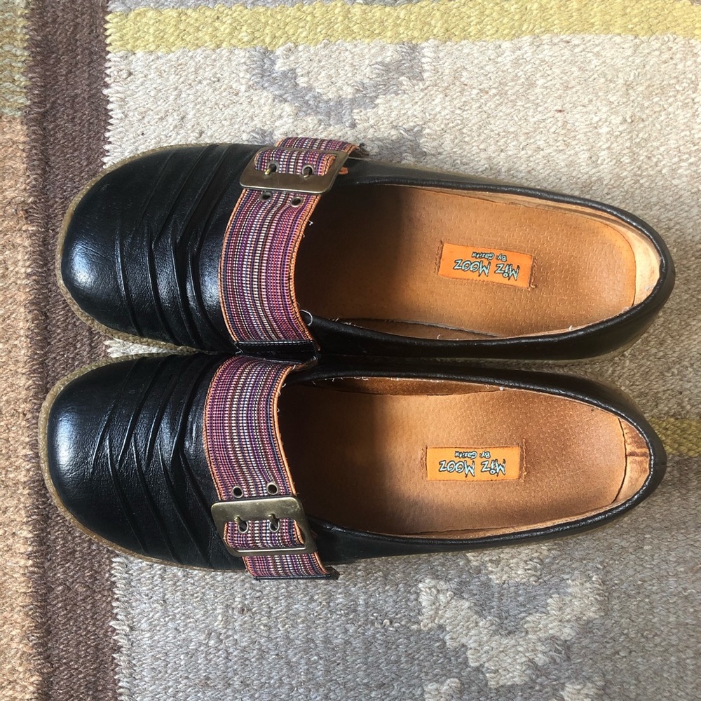 Miz Mooz by Gazith 39 Lemon Drop Black Cute Flats